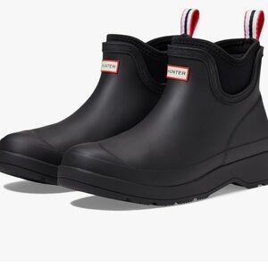 Hunter Classic Black Short Boots